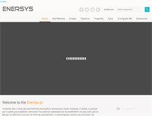 Tablet Screenshot of enersys.gr